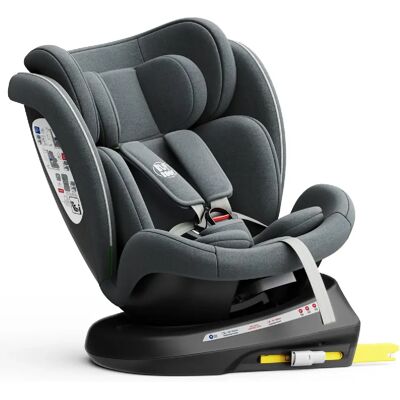 Siège auto BUF BOOF® P100 i-Size Grey 40–150 cm, orientable 360°, ISOFIX - Publicité Siège auto BUF BOOF® P100 i-Size Grey 40–150 cm, orientable 360°, ISOFIX - Publicité