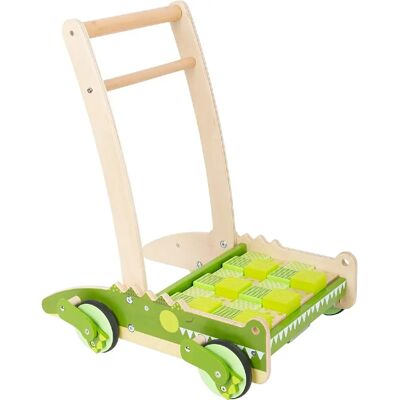 Small Foot Chariot Trotteur Crocodile - Publicité Small Foot Chariot Trotteur Crocodile - Publicité