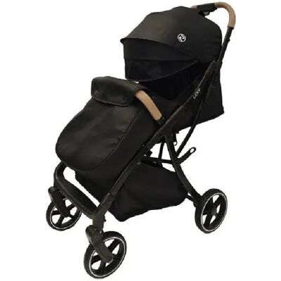 NANIA Lexy - Poussette canne compacte - 22 kg - 4 roues - Noir - Publicité NANIA Lexy - Poussette canne compacte - 22 kg - 4 roues - Noir - Publicité