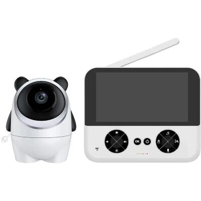 Babyphone Camera Écran HD 4.3 Pouces Vision Nocturne Alarme Température Intercom YONIS - Publicité Babyphone Camera Écran HD 4.3 Pouces Vision Nocturne Alarme Température Intercom YONIS - Publicité