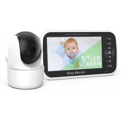 Babyphone Camera Vision Nocturne Écran 5 Pouces Intercom Bidirectionnel YONIS - Publicité Babyphone Camera Vision Nocturne Écran 5 Pouces Intercom Bidirectionnel YONIS - Publicité