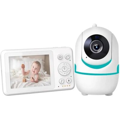 Babyphone Camera Avec Berceuses Et Écran LCD 3.2 Pouces Vision Nocturne Sécurité Bébé Noir YONIS - Publicité Babyphone Camera Avec Berceuses Et Écran LCD 3.2 Pouces Vision Nocturne Sécurité Bébé Noir YONIS - Publicité