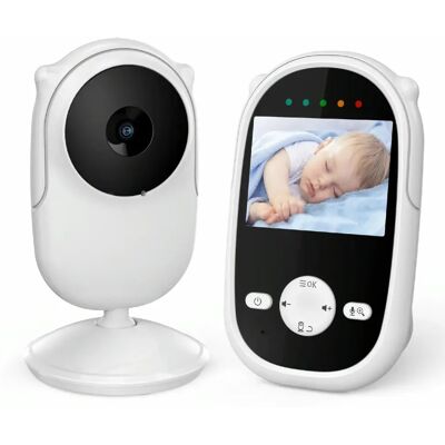 Babyphone Camera Écran LCD 2.4 Pouces Vision Nocturne Intercom Sans Fil Noir YONIS - Publicité Babyphone Camera Écran LCD 2.4 Pouces Vision Nocturne Intercom Sans Fil Noir YONIS - Publicité