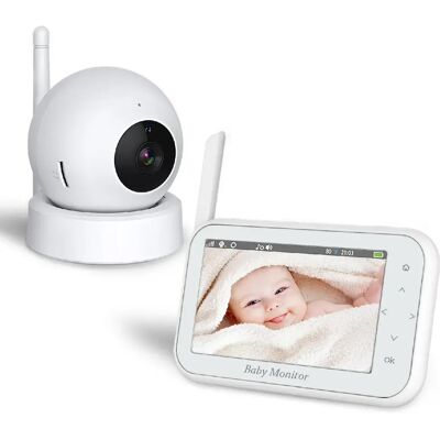 Babyphone Camera Vidéo Sans Fil 4.5 Pouces Vision Nocturne Sécurité Bébé Noir YONIS - Publicité Babyphone Camera Vidéo Sans Fil 4.5 Pouces Vision Nocturne Sécurité Bébé Noir YONIS - Publicité