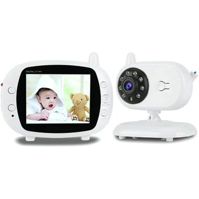 Babyphone Camera Sans Fil 3.5 Pouces Vision Nocturne Audio Bidirectionnel YONIS - Publicité Babyphone Camera Sans Fil 3.5 Pouces Vision Nocturne Audio Bidirectionnel YONIS - Publicité
