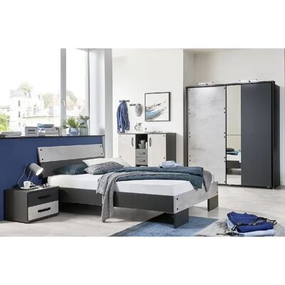Pegane Chambre complète enfant - Gris clair - Publicité Pegane Chambre complète enfant - Gris clair - Publicité