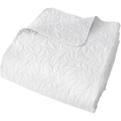 Paris Prix Couvre-lit en Microfibre Rosa 220x240cm Blanc - Publicité Paris Prix Couvre-lit en Microfibre Rosa 220x240cm Blanc - Publicité