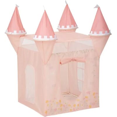 Tente de jeu pour enfants Atmosphera - Château rose, portable et facile à monter - Publicité Tente de jeu pour enfants Atmosphera - Château rose, portable et facile à monter - Publicité