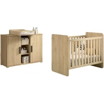 vipack Lit évolutif SAM + commode et plan langer - Publicité vipack Lit évolutif SAM + commode et plan langer - Publicité