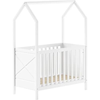 vipack Lit bébé Scott 60 x 120 cm coloris blanc - Publicité vipack Lit bébé Scott 60 x 120 cm coloris blanc - Publicité