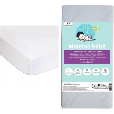 EASY DORT Matelas 50x100 + 2 Alèses Coton - Publicité EASY DORT Matelas 50x100 + 2 Alèses Coton - Publicité