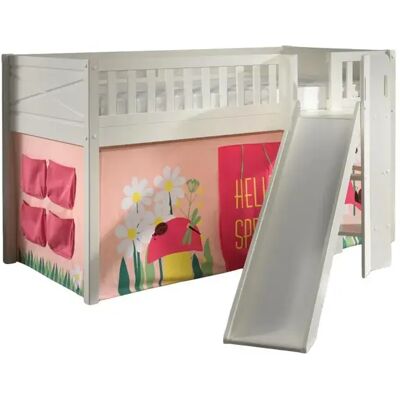 Lit mezzanine VIPACK Scott avec toboggan - Mobilier pour enfants - Publicité Lit mezzanine VIPACK Scott avec toboggan - Mobilier pour enfants - Publicité