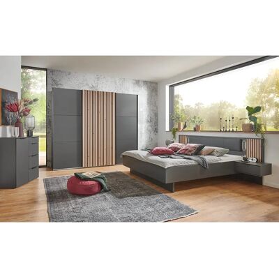 Pegane Ensemble de chambre - Graphite - Publicité Pegane Ensemble de chambre - Graphite - Publicité