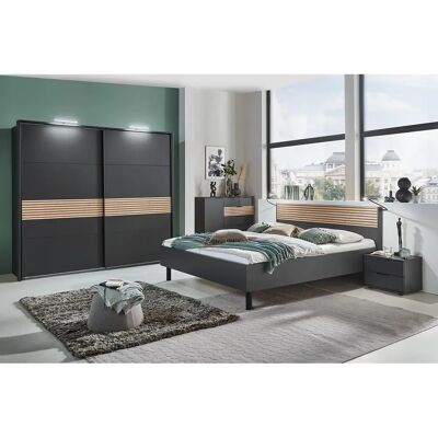 Pegane Ensemble de chambre - Graphite/Rechampis - Publicité Pegane Ensemble de chambre - Graphite/Rechampis - Publicité