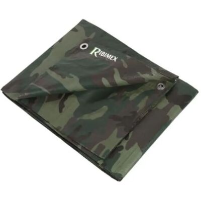 Grande bâche camouflage Ribiland - 4x8m - Imperméable - Publicité Grande bâche camouflage Ribiland - 4x8m - Imperméable - Publicité