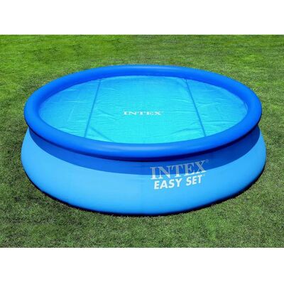 Couverture Solaire Intex 8ft - Garde l'Eau Chaude & Réduit l'Évaporation - Publicité Couverture Solaire Intex 8ft - Garde l'Eau Chaude & Réduit l'Évaporation - Publicité