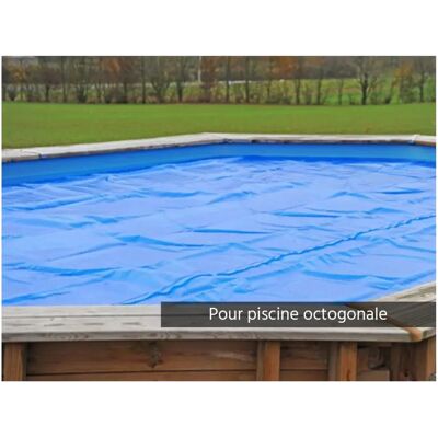 Couverture de piscine GRE - Sunbay octogonale 8,52x4,55m - Publicité Couverture de piscine GRE - Sunbay octogonale 8,52x4,55m - Publicité