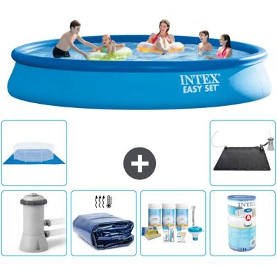 Intex - Piscina Fuori Terra 457x84 cm Blu - Piscine hors sol - Publicité Intex - Piscina Fuori Terra 457x84 cm Blu - Piscine hors sol - Publicité