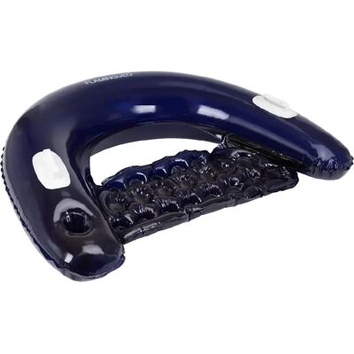 Flamingueo Bouée Piscine Chaise Flottante PVC Bleu - Publicité Flamingueo Bouée Piscine Chaise Flottante PVC Bleu - Publicité