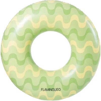 Flamingueo Bouée Piscine Geante PVC Vert - Publicité Flamingueo Bouée Piscine Geante PVC Vert - Publicité