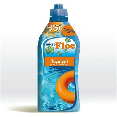 BSI microFloc - Traitement floculant sans chlore pour piscine - 400 g - Publicité BSI microFloc - Traitement floculant sans chlore pour piscine - 400 g - Publicité