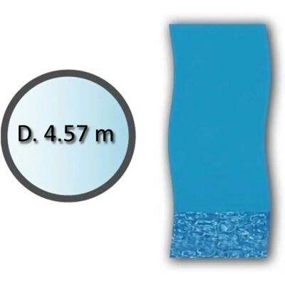 Swimline - Modèle Li1548sb - Liner rond pour piscine - 4.57m - Publicité Swimline - Modèle Li1548sb - Liner rond pour piscine - 4.57m - Publicité