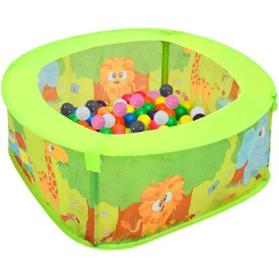 vidaXL Piscine à balles avec 300 balles - Jouet pour enfants 75x75x32 cm - Publicité vidaXL Piscine à balles avec 300 balles - Jouet pour enfants 75x75x32 cm - Publicité