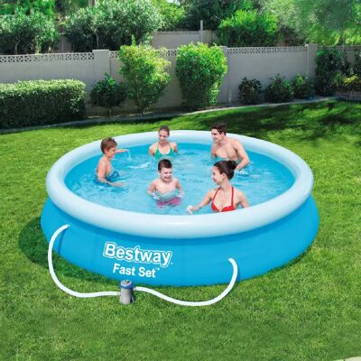 Bestway Fast Set - 366 x 76 cm - Publicité Bestway Fast Set - 366 x 76 cm - Publicité