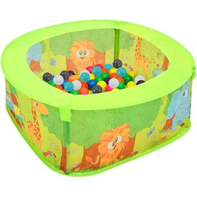 vidaXL Piscine de balles avec 300 balles - Jouet pour enfants, 75x75x32 cm - Publicité vidaXL Piscine de balles avec 300 balles - Jouet pour enfants, 75x75x32 cm - Publicité