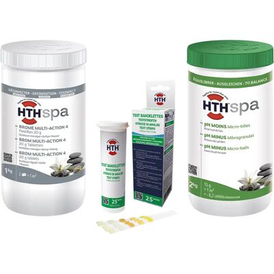 Kit Démarrage Brome HTH Spa - Publicité Kit Démarrage Brome HTH Spa - Publicité