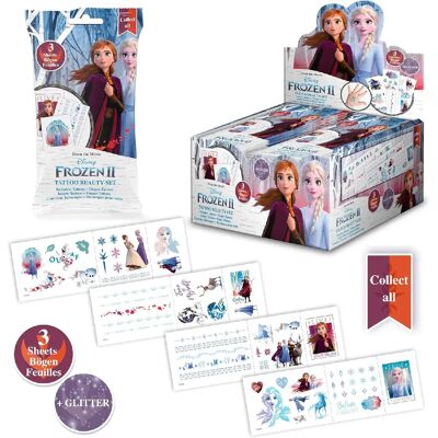 Disney Kit Tatouage Temporaire La Reine Des Neiges Frozen II (Lot De 2x3 Tatouages) - Publicité Disney Kit Tatouage Temporaire La Reine Des Neiges Frozen II (Lot De 2x3 Tatouages) - Publicité