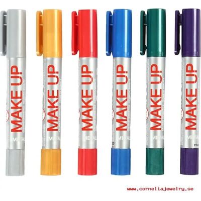 Dtm Lot de 6 sticks de maquillage - Métal - Publicité Dtm Lot de 6 sticks de maquillage - Métal - Publicité
