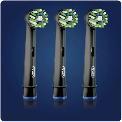 Braun Brossettes CrossAction Oral-B - Lot de 3 - Publicité Braun Brossettes CrossAction Oral-B - Lot de 3 - Publicité