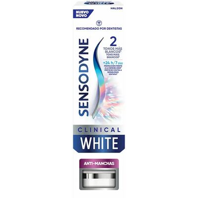 Dentifrice Anti-Taches Sensodyne SENSODYNE CLINICAL WHITE 75 ml - Publicité Dentifrice Anti-Taches Sensodyne SENSODYNE CLINICAL WHITE 75 ml - Publicité