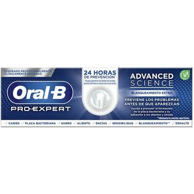 Dentifrice Oral-b Pro-expert Avancé Éclaircissant - Unisexe - Publicité Dentifrice Oral-b Pro-expert Avancé Éclaircissant - Unisexe - Publicité