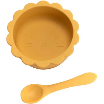 Amadeus Mon coffret repas jaune en silicone - Publicité Amadeus Mon coffret repas jaune en silicone - Publicité