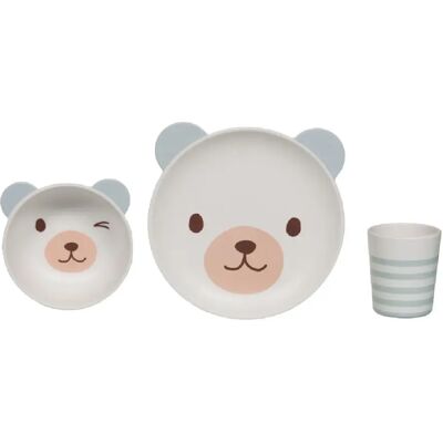 Amadeus Set de repas bébé - Blanc - Publicité Amadeus Set de repas bébé - Blanc - Publicité