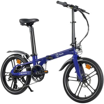 Vélo Électrique Youin BK1350B MARBELLA Bleu 250 W 20" - Publicité Vélo Électrique Youin BK1350B MARBELLA Bleu 250 W 20" - Publicité
