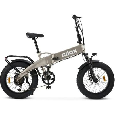 Vélo Électrique Nilox NXEBX10GR Gris 250 W 13000 mAh 20" - Publicité Vélo Électrique Nilox NXEBX10GR Gris 250 W 13000 mAh 20" - Publicité