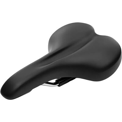 Avizar Selle Vélo Ergonomique 27 x 17 cm avec Ressorts pour Ville et VTT Noir - Publicité Avizar Selle Vélo Ergonomique 27 x 17 cm avec Ressorts pour Ville et VTT Noir - Publicité