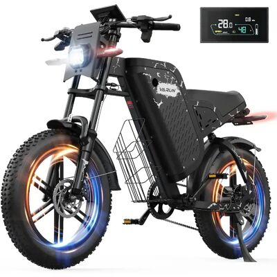 Vélo Électrique VARUN X20 - Moteur 1000W - Autonomie 100km - Batterie 48V 31.5Ah Amovible - Publicité Vélo Électrique VARUN X20 - Moteur 1000W - Autonomie 100km - Batterie 48V 31.5Ah Amovible - Publicité