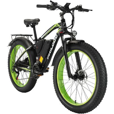 Philodo H7 Pro Vélo électrique 26" Moteur 1000W Vert - Publicité Philodo H7 Pro Vélo électrique 26" Moteur 1000W Vert - Publicité