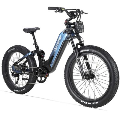 Vélo électrique Cyrusher Trax 26" Moteur 750W 52V 20AH Bleu - Publicité Vélo électrique Cyrusher Trax 26" Moteur 750W 52V 20AH Bleu - Publicité