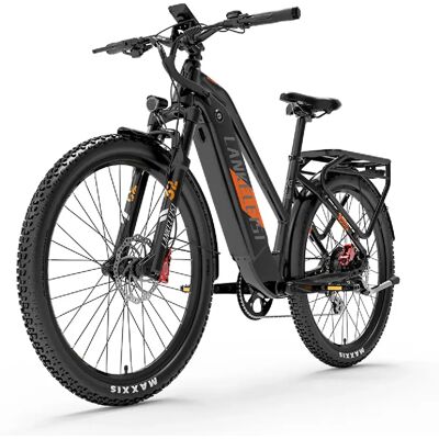 VTT électrique LANKELEISI MX600 PRO 750W pointe 40km/h batterie Samsung 48V20Ah 100km - Publicité VTT électrique LANKELEISI MX600 PRO 750W pointe 40km/h batterie Samsung 48V20Ah 100km - Publicité
