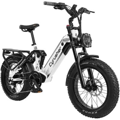 Cyrusher Kommoda Pro Vélo électrique 20" 52V 20AH Moteur 750W Blanc - Publicité Cyrusher Kommoda Pro Vélo électrique 20" 52V 20AH Moteur 750W Blanc - Publicité