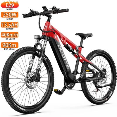 Vélo électrique DUOTTS E29 250W 40Km/h Suspension intégrale - Publicité Vélo électrique DUOTTS E29 250W 40Km/h Suspension intégrale - Publicité