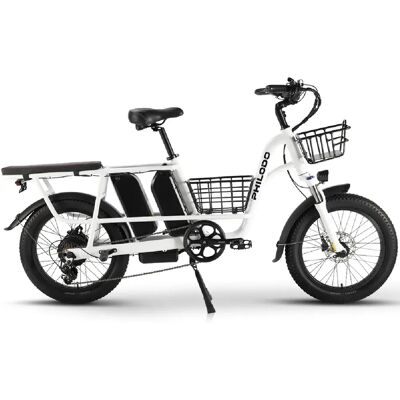 Vélo électrique Philodo Traveller 20" Moteur 750W 48V 35AH Blanc - Publicité Vélo électrique Philodo Traveller 20" Moteur 750W 48V 35AH Blanc - Publicité