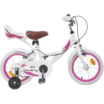vidaXL Vélo pour Enfants 14 Pouces pour les 3-5 ans Blanc - Publicité vidaXL Vélo pour Enfants 14 Pouces pour les 3-5 ans Blanc - Publicité