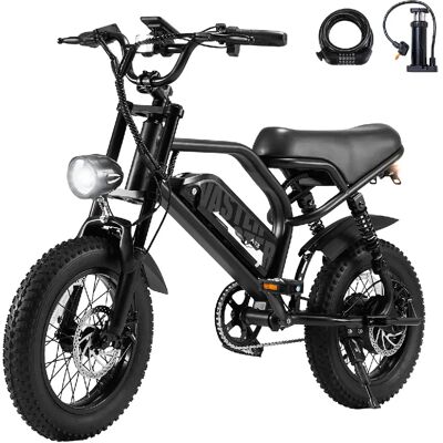 DYU Vélo Électrique Tout Terrain 250W Batterie 36V Autonomie 60-70km Frein à Disque - Publicité DYU Vélo Électrique Tout Terrain 250W Batterie 36V Autonomie 60-70km Frein à Disque - Publicité