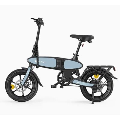 Vélo électrique pliable DYU C2,moteur 48V 250W,48V 7.5Ah,Bleu - Publicité Vélo électrique pliable DYU C2,moteur 48V 250W,48V 7.5Ah,Bleu - Publicité